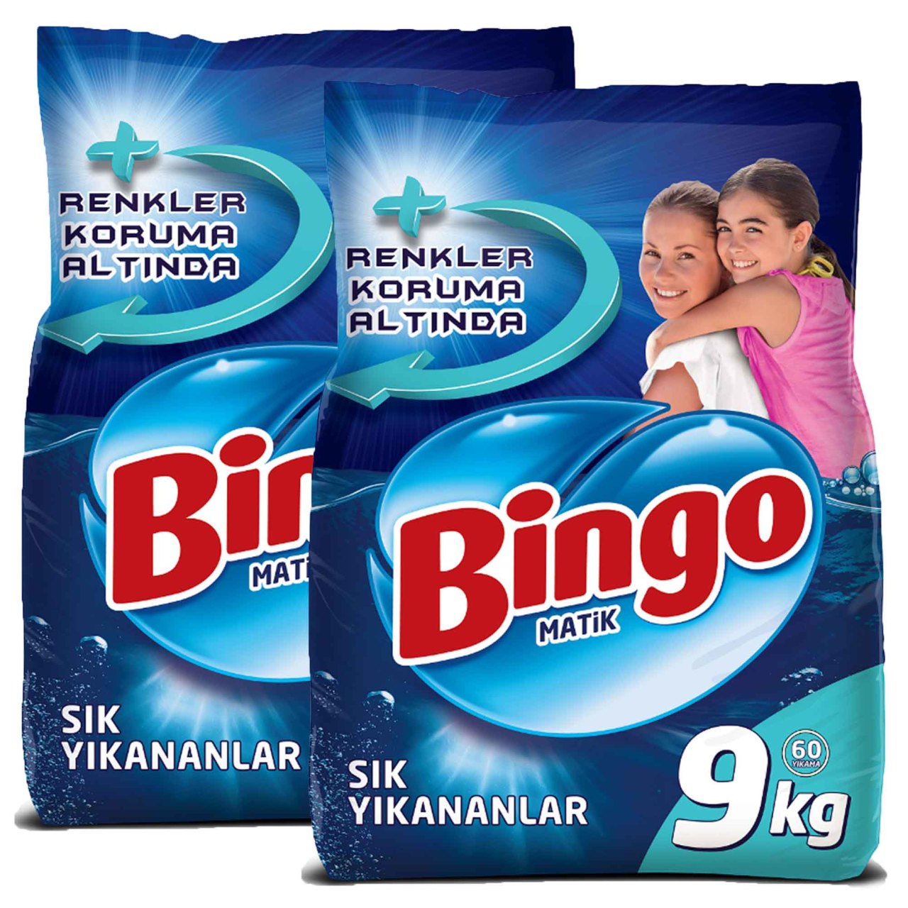 Bingo Matik Deterjan 9 kg x 2 Adet Yerli Tüket