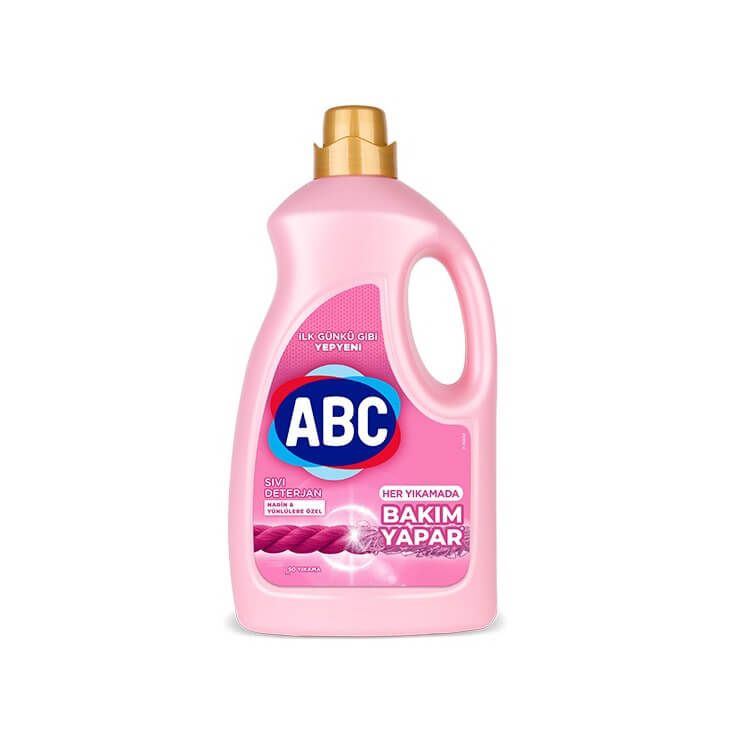 ABC Sıvı Çamaşır Deterjanı Narinlere Özel 50 Yıkama 2700 Ml