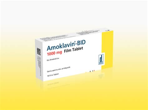 Deva İlaç Amoklavin BID 1000 mg 10 Tablet