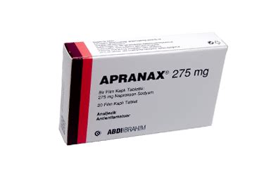 Abdi İbrahim İlaç Apranax 275 mg 20 Tablet