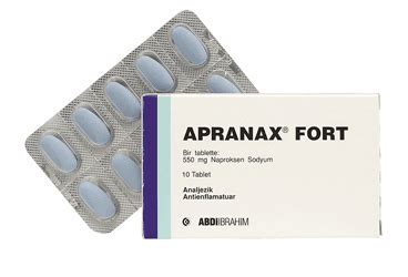 Abdi İbrahim İlaç Apranax Fort 550 mg 10 Tablet