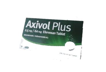 Abdi İbrahim İlaç Axivol 5 mg 20 Tablet