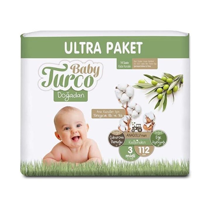 Baby Turco Ultra Midi 3 Beden 112 Adet