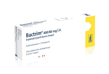 Deva İlaç Bactrim Ampül 400 mg/80 mg 1 Ampül