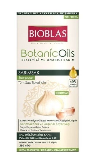 Bioblas Şampuan Botanic Oils Sarımsak Özlü 360 Ml