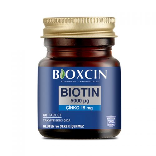 Bioxcin Biotin Tablet 5000mcg Takviye Edici Gıda 60 Tablet