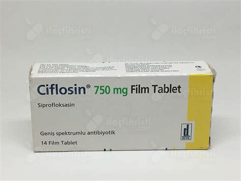Deva İlaç Ciflosin 750 mg 14 Tablet