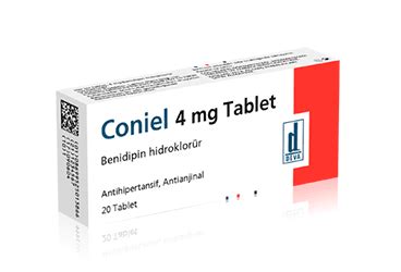 Deva İlaç Coniel 4 mg 20 Tablet