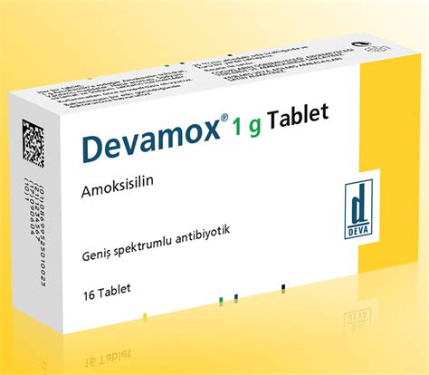 Deva İlaç Devamox 1 g 16 Tablet