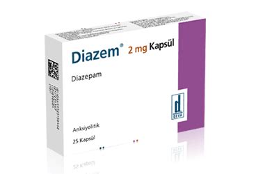 Deva İlaç Diazem 2 mg 25 Kapsül