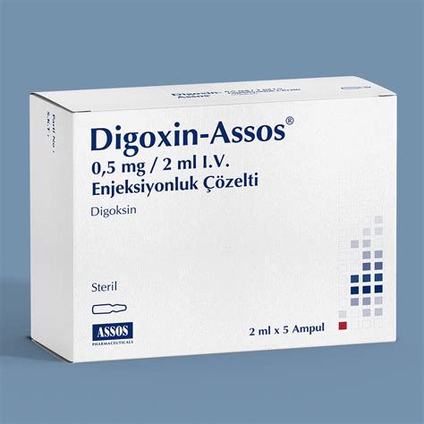 Assos İlaç Digoxin Ampül 0.5 mg/2 ml 5 Ampül