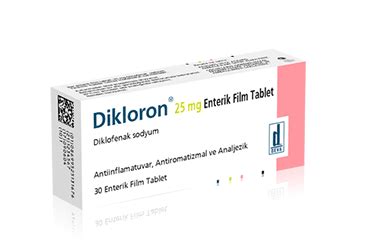 Deva İlaç Dikloron 25 mg 30 Tablet