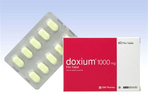 Abdi İbrahim İlaç Doxium 1000 mg 60 Tablet