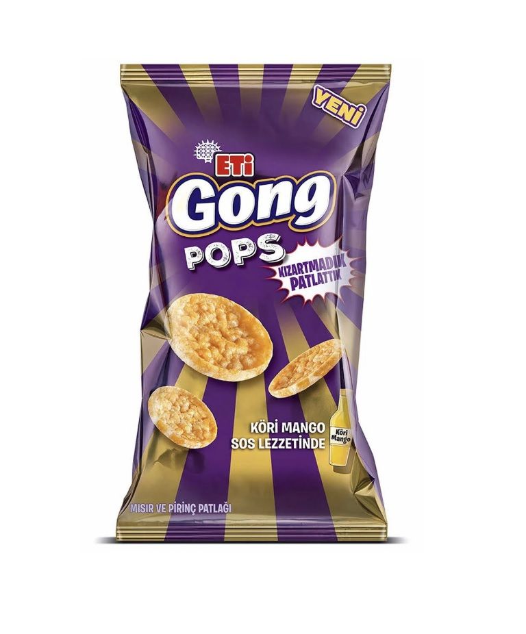 Eti Gong Pops Köri Mango 80 Gr