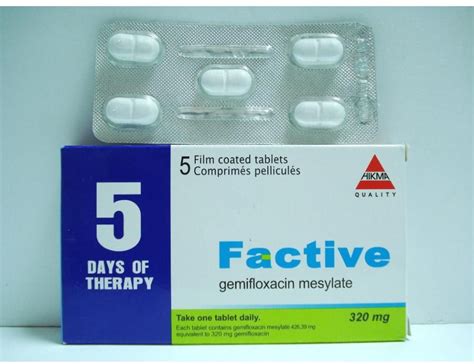 Abdi İbrahim İlaç Factive 320 mg 5 Tablet