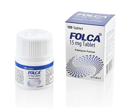 Atabay İlaç Folca 15 mg 100 Tablet