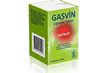 Deva İlaç Gasvin 500 / 267 / 160 mg 60 Tablet