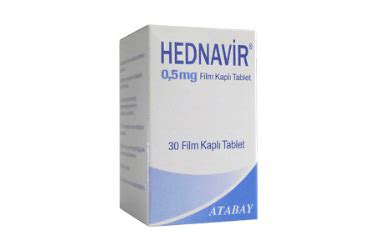 Atabay İlaç Hednavir 0.5 mg 30 Tablet