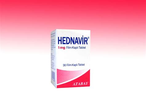 Atabay İlaç Hednavir 1 mg 30 Tablet