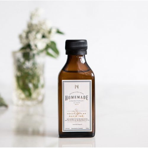 Homemade Aromaterapi Vücut Çatlak Bakım Yağı 100 ml