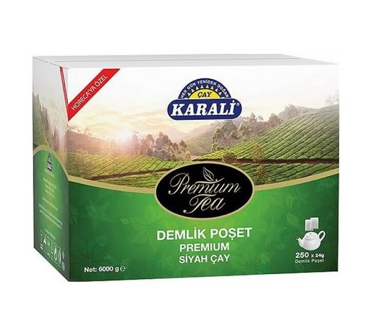 Karali Çay Premium Demlik Poşet Siyah 250 Adet X 24 Gr
