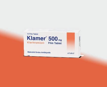 Atabay İlaç Klamer 500 mg 14 Tablet