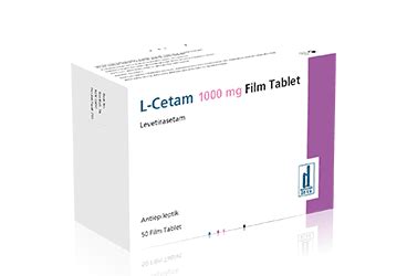 Deva İlaç L-Cetam 1000 mg 50 Tablet