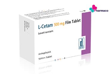 Deva İlaç L-Cetam 500 mg 50 Tablet