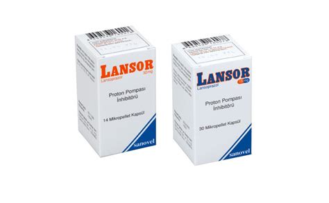 Sanovel İlaç Lansor 15 mg 30 Kapsül - Yerli Tüket