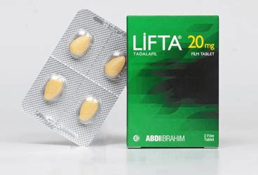 Abdi İbrahim İlaç Lifta 20 mg 2 Tablet