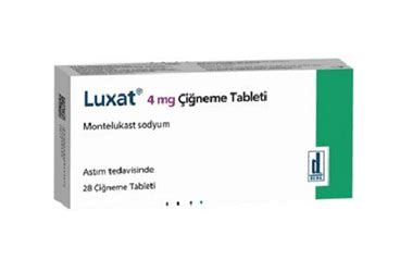 Deva İlaç Luxat 4 mg 28 Çiğneme Tableti