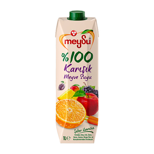 Meysu %100 Karışık Meyve Suyu (1 L)