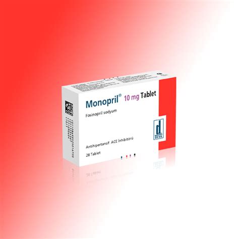 Deva İlaç Monopril 10 mg 28 Tablet