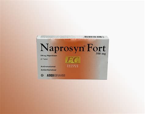 Abdi İbrahim İlaç Naprosyn EC Fort 500 mg 20 Tablet
