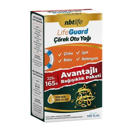 NbtLife Guard Çörek Otu Yağı Takviye Edici Gıda Avantajlı Paket 30 Kapsül
