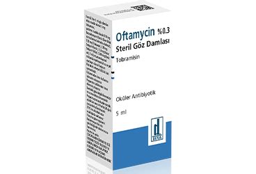 Deva İlaç Oftamycin Göz Damlası %0.3 5 ml