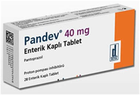Deva İlaç Pandev 40 mg 28 Enterik Kaplı Tablet