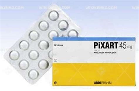 Abdi İbrahim İlaç Pixart 45 mg 90 Tablet