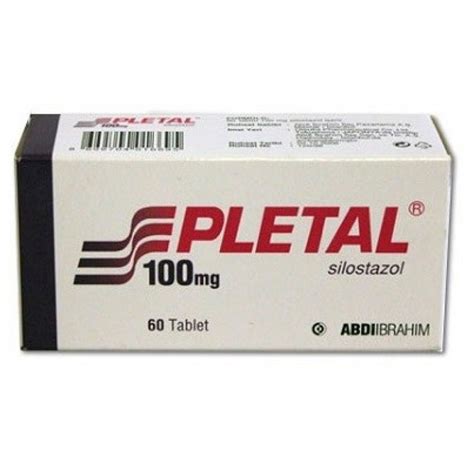 Abdi İbrahim İlaç Pletal 100 mg 60 Tablet