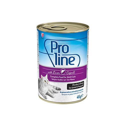 Proline Konserve Ciğerli Yetişkin Kedi Maması (415 g)