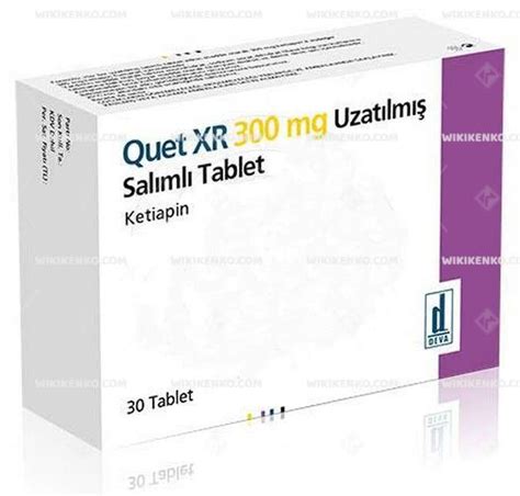 Deva İlaç Quet XR 300 mg 30 Tablet
