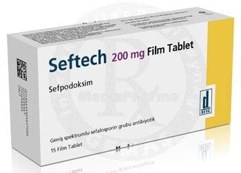 Deva İlaç Seftech 200 mg 15 Tablet