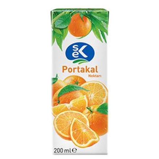 Sek Meyve Su 200 Ml - Portakal