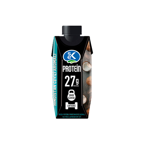 Sek Protein Hindistan Cevizi Aromalı Laktozsuz Süt (330 ml)