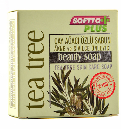 Softto Plus Çay Ağacı Özlü Sabun 100 gr
