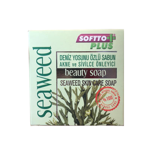 Softto Plus Deniz Yosunu Özlü Düzensiz Ciltler İçin Sabun 100 gr