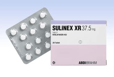Abdi İbrahim İlaç Sulinex 37.5 mg XR 28 Tablet