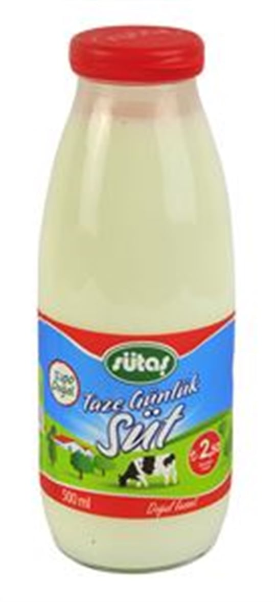 Sütaş Pastorize Şişe Süt 1/2 Lt