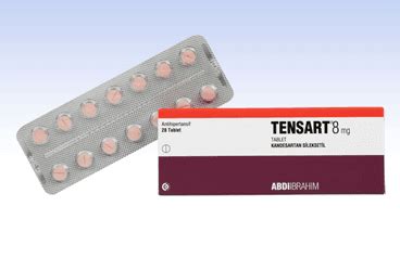 Abdi İbrahim İlaç Tensart 8 mg 28 Tablet