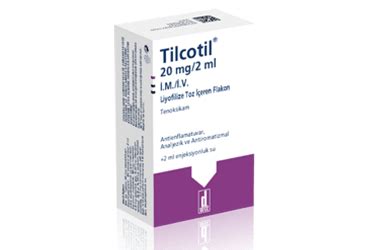 Deva İlaç Tilcotil 20 mg 1 Ampül (Flakon)